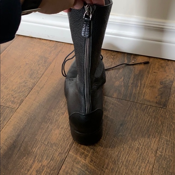 Vero cuoio combat boots real leather made in Italy - Picture 2 of 4